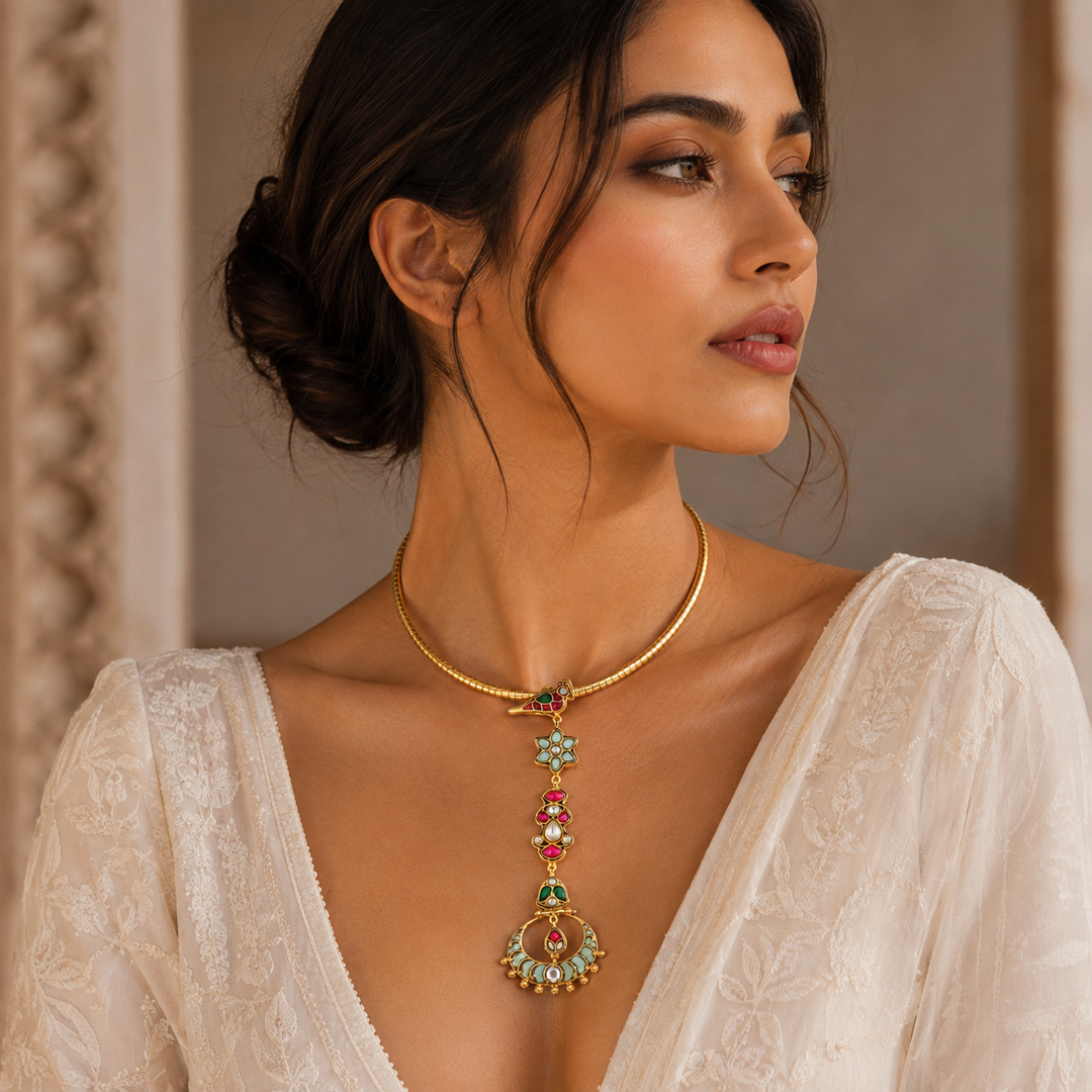 Ember Embrace Hasli Necklace – Elegant Handcrafted Necklaces