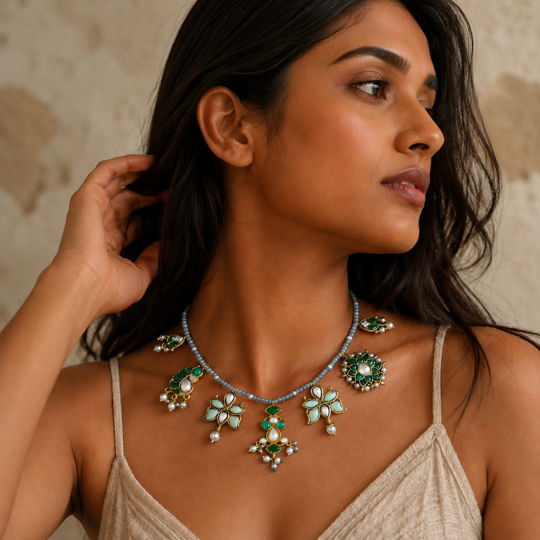 Verdant Glory Necklace – Elegant Handcrafted Necklaces