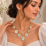 Load image into Gallery viewer, Ethereal Eclipse Charm Necklace – Elegant Handcrafted Necklaces