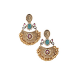 Load image into Gallery viewer, Mayur Chand Bali Earrings
