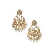 Big Kundan Chand Bali – Elegant Handcrafted Earrings