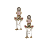 Load image into Gallery viewer, Mughal Bloom Chandbali Earring
