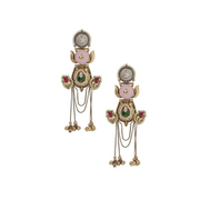 Mughal Bloom Chandbali Earring – Elegant Handcrafted Earrings