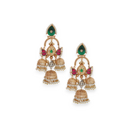 Triple Jumki Earring – Elegant Handcrafted Earrings