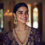 Load image into Gallery viewer, Long Chandelier Chand Bali Earring
