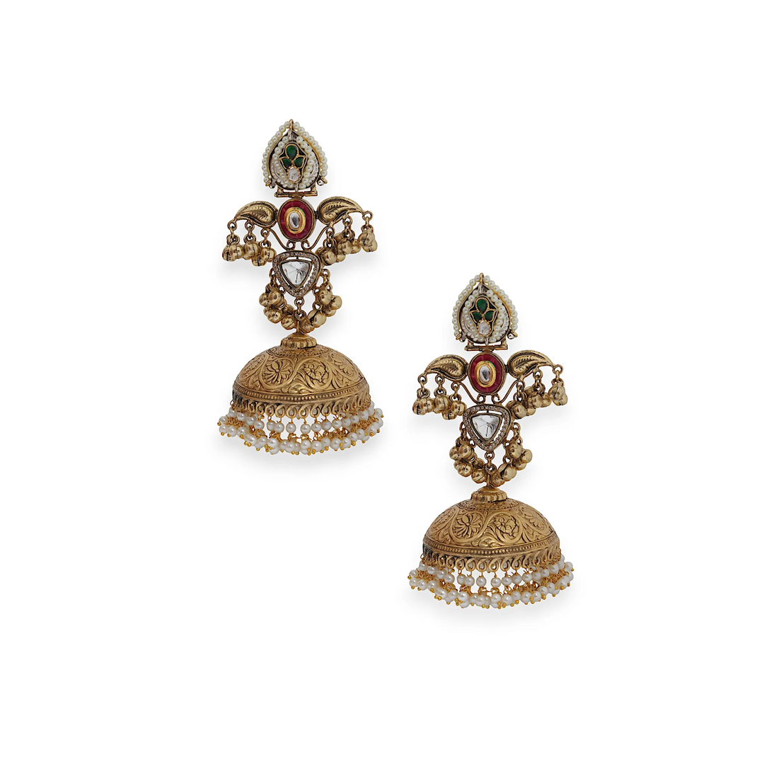 Royal Mughal Jhumkas