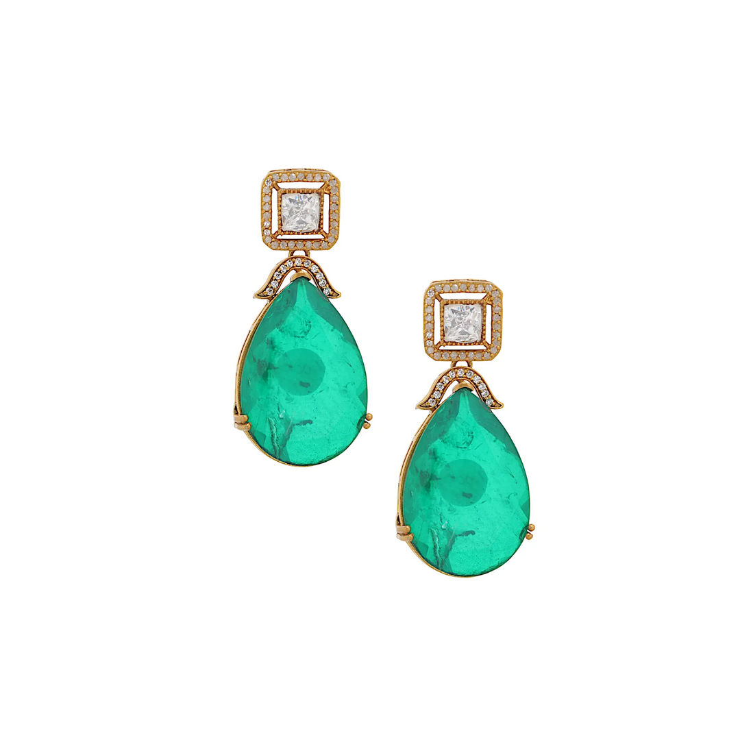 Emerald Majesty Earrings