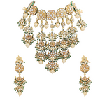 Load image into Gallery viewer, Bridal Chandra Necklace Set
