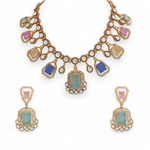 Load image into Gallery viewer, Multi Stone Crystal Necklace Set
