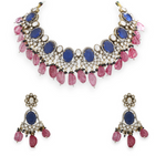 Load image into Gallery viewer, Elegant Saphire Quartz Necklace Set
