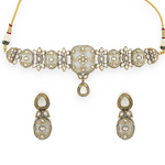 Load image into Gallery viewer, Bridal White Choker Necklace Set
