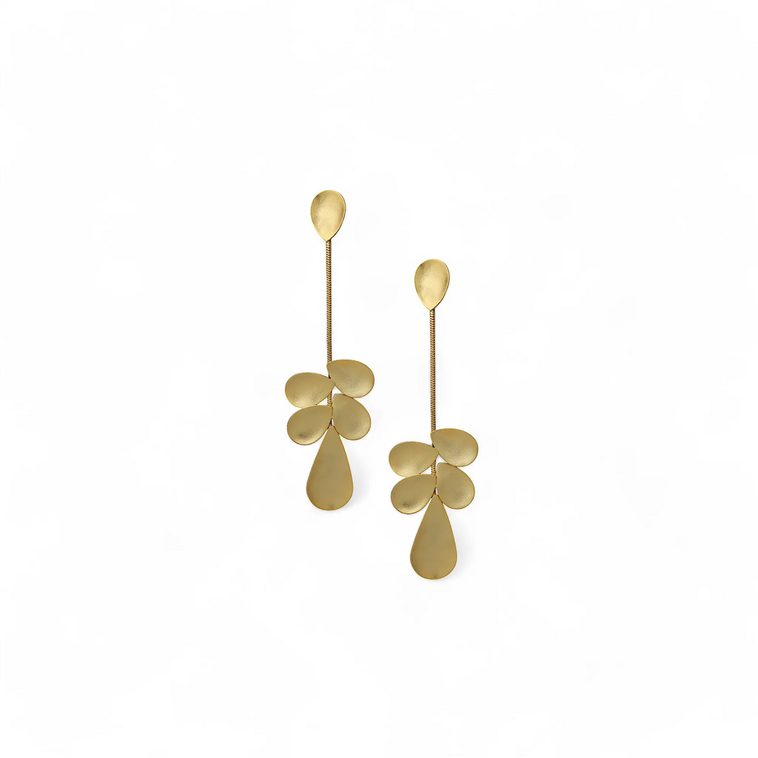 Golden Cascade Earrings