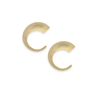 Gilded Crescents Earrings – Elegant Handcrafted Earrings