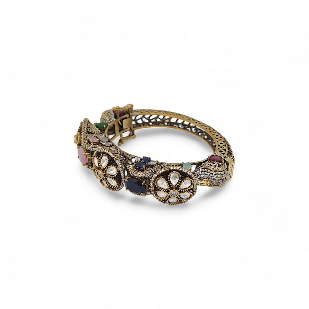 Jeweled Blossom Bangle