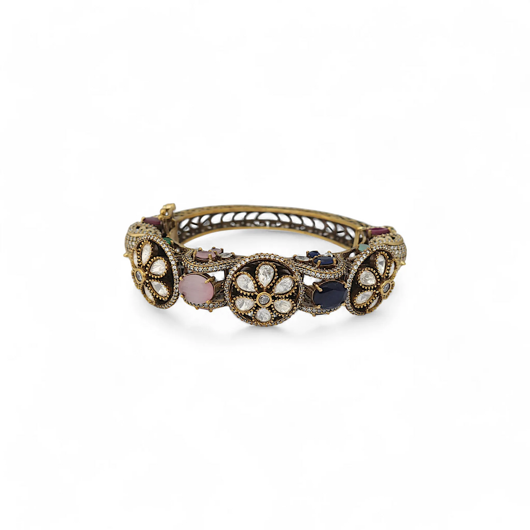 Jeweled Blossom Bangle