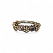 Jeweled Blossom Bangle – Elegant Handcrafted Bracelets