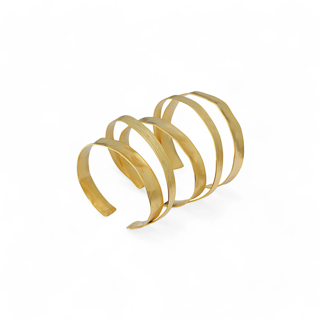 Golden Cascade Cuff