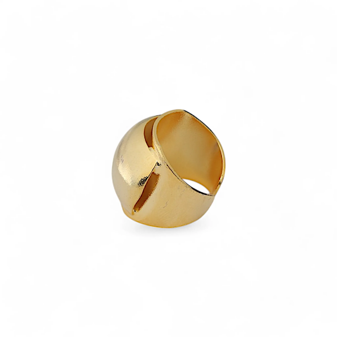 Golden Broad Band Ring