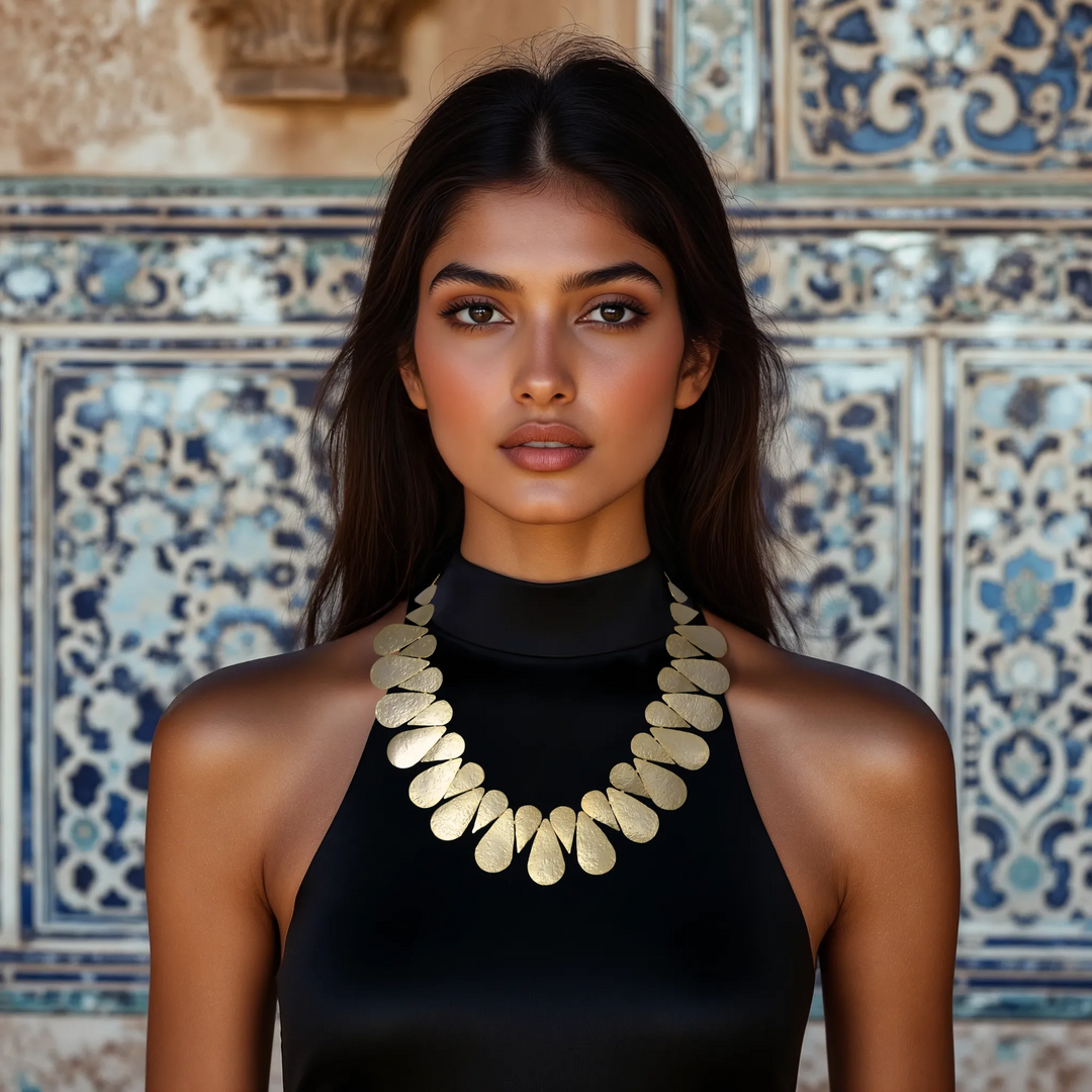 Gilded Petals Necklace