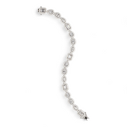 Radiant Ripple Silver Bracelet – Elegant Handcrafted Bracelets
