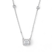 Radiant Halo Silver Necklace – Elegant Handcrafted Necklaces