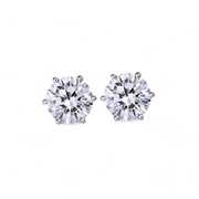 Timeless Elegance Silver Studs 10mm – Elegant Handcrafted Earrings